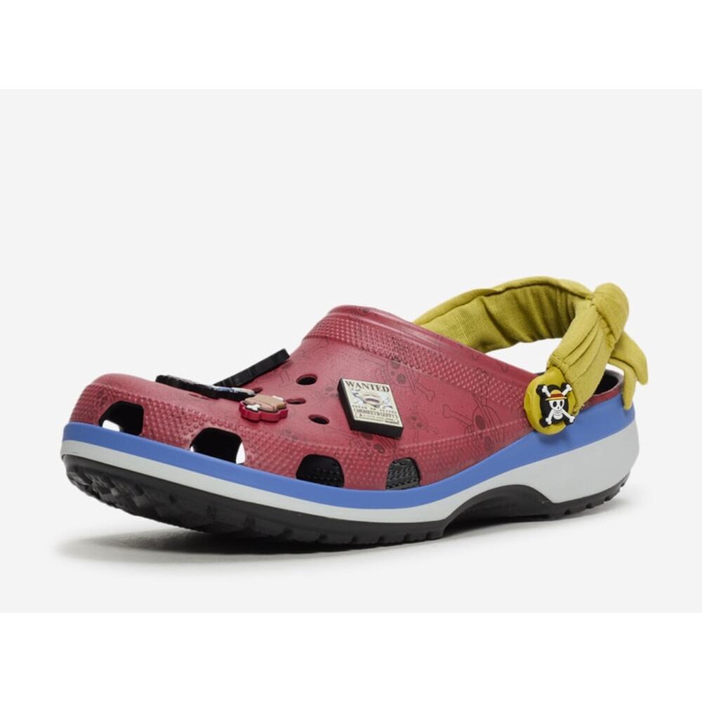 NEW Crocs One Piece Luffy Classic Clogs Men's Size 7